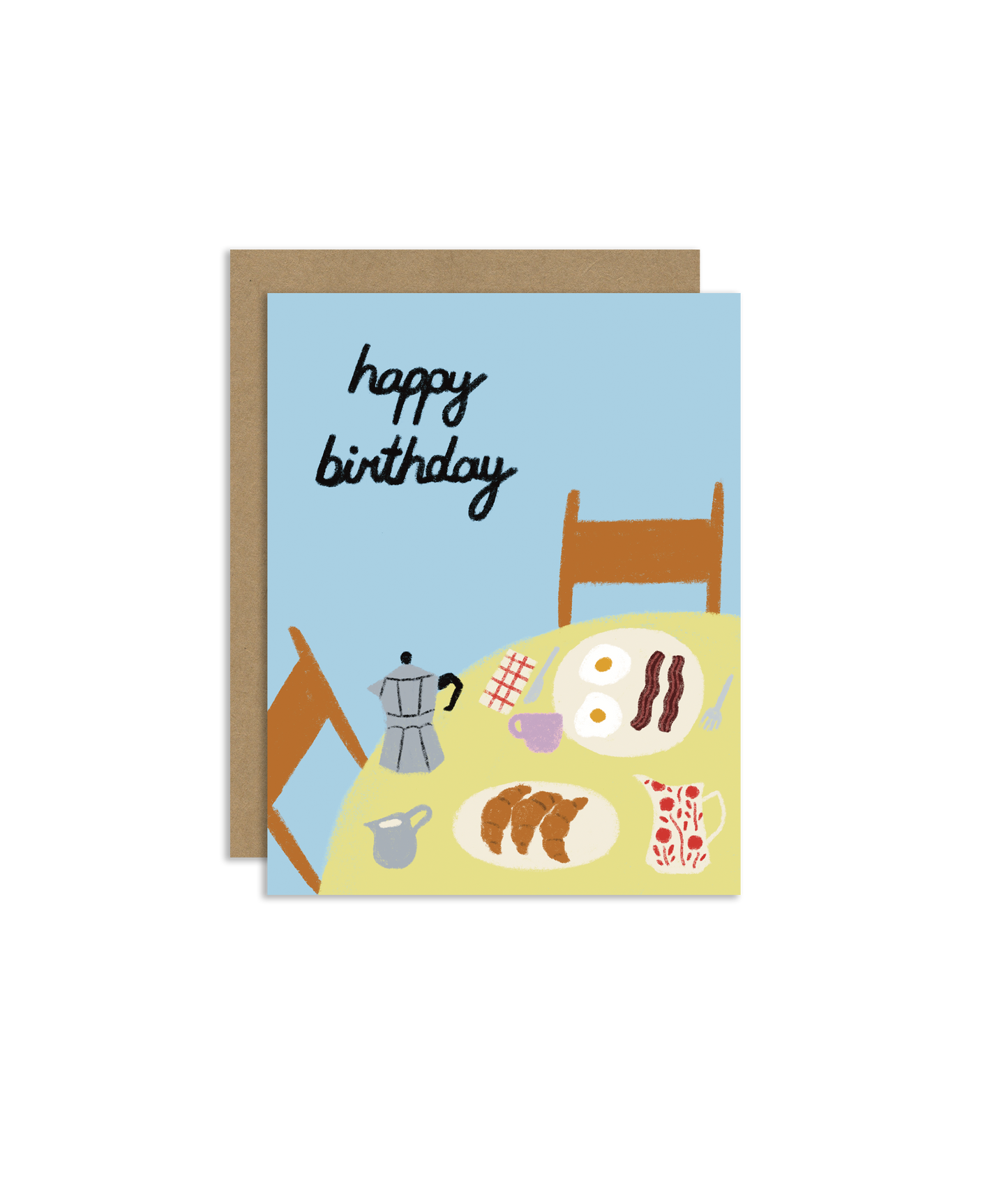 Breakfast Birthday Greeting Card