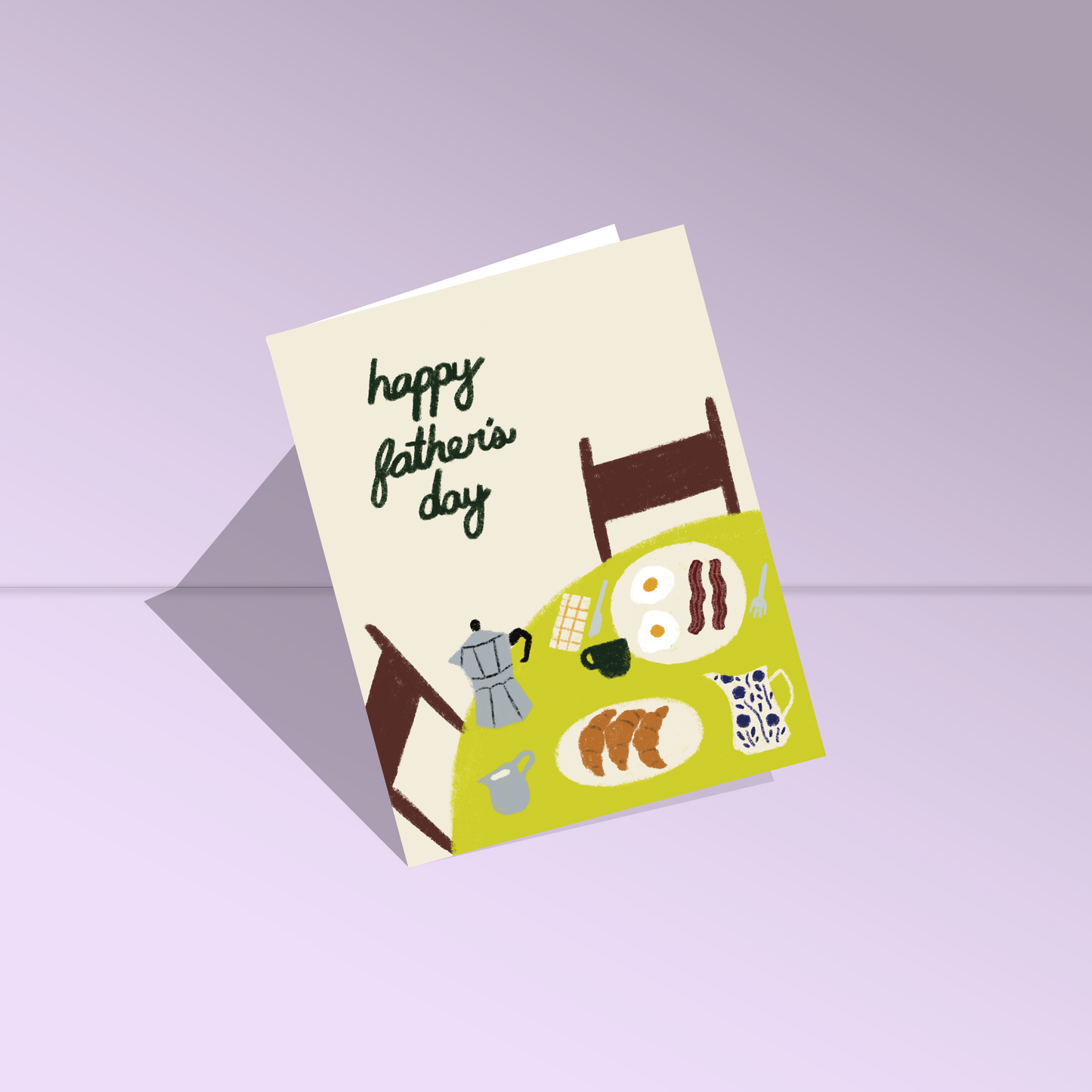 Father's Day Breakfast Card