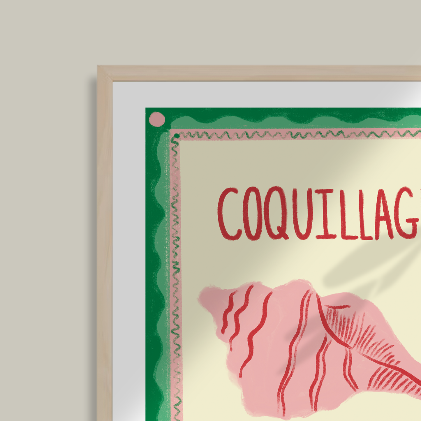 Coquillage Art Print