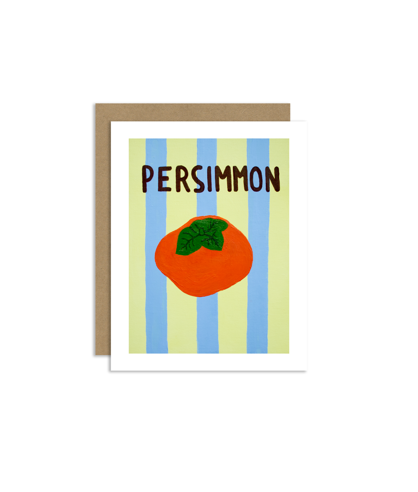 Persimmon Greeting Card