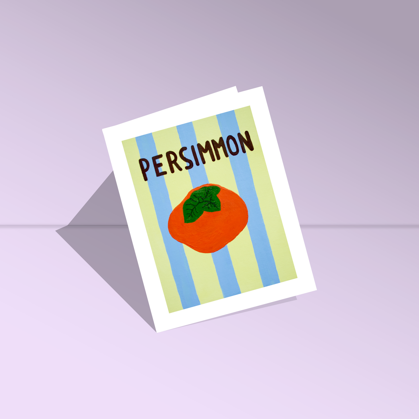 Persimmon Greeting Card