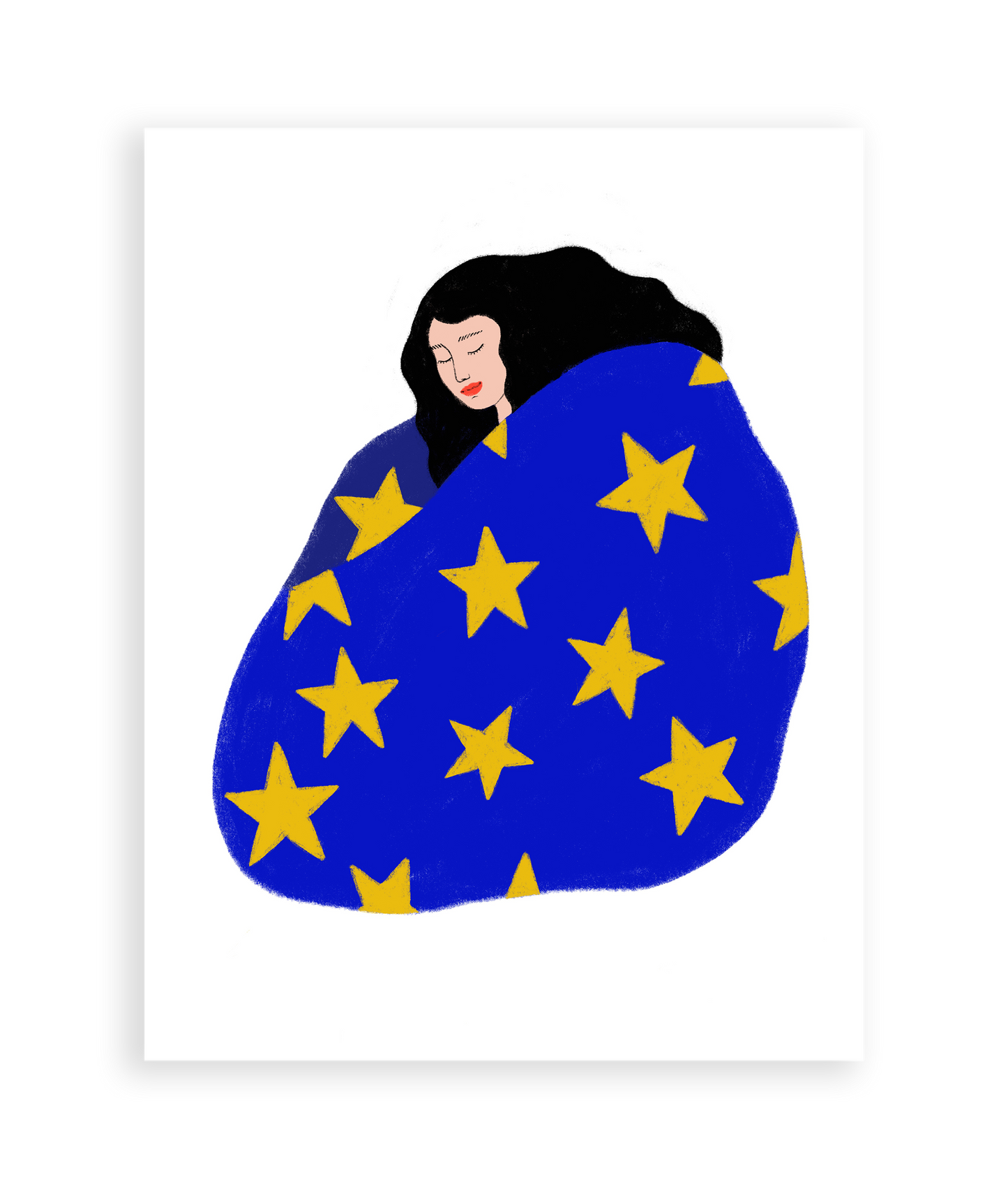 Starry Blanket Art Print