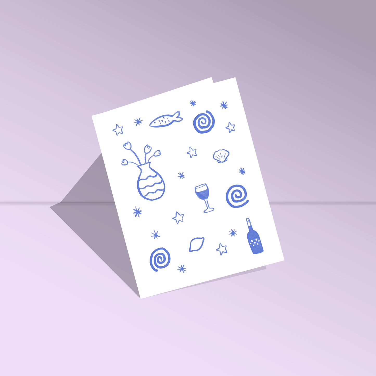 Summer Table Greeting Card