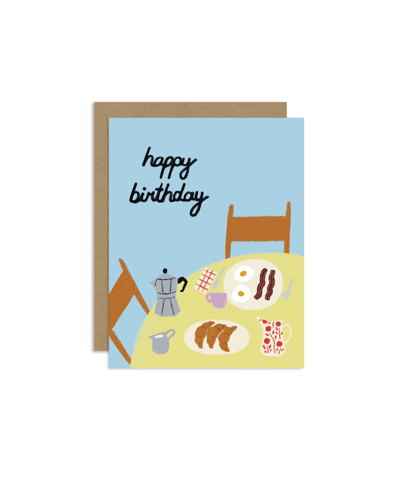 Breakfast Birthday Greeting Card