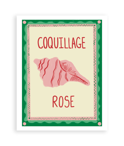 Coquillage Art Print