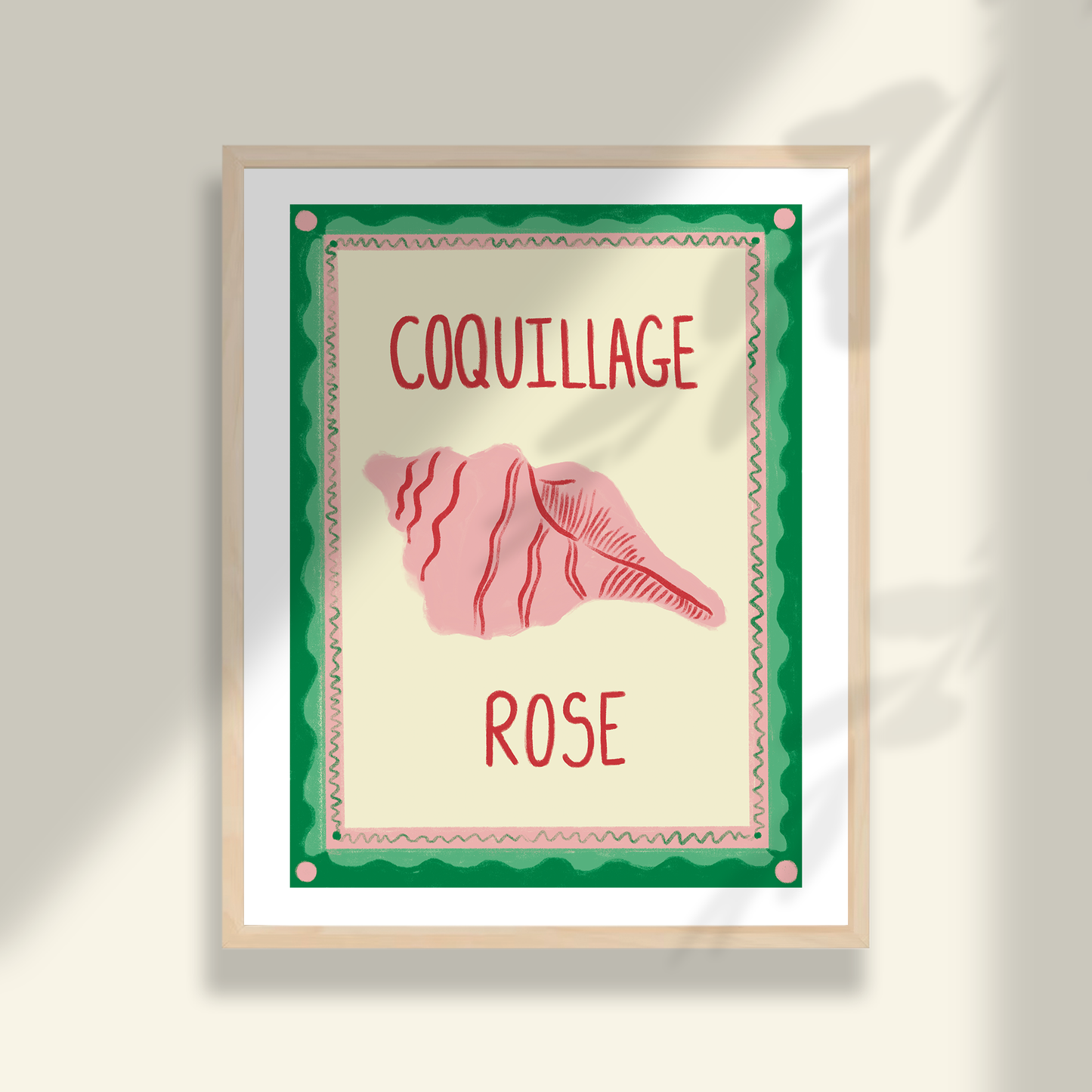 Coquillage Art Print