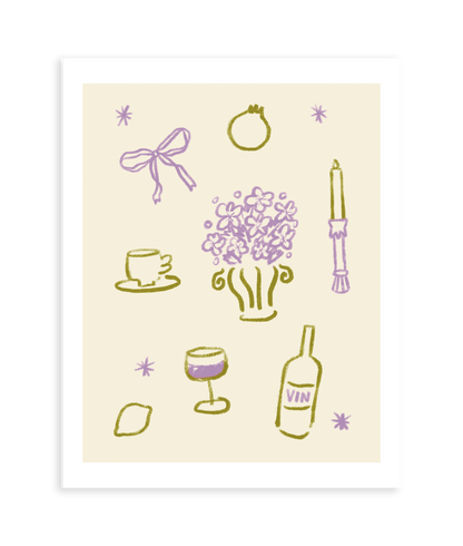 Dinner Party Art Print