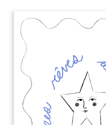 Dreamy Star Art Print