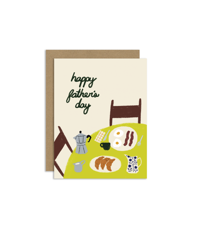 Father's Day Breakfast Card