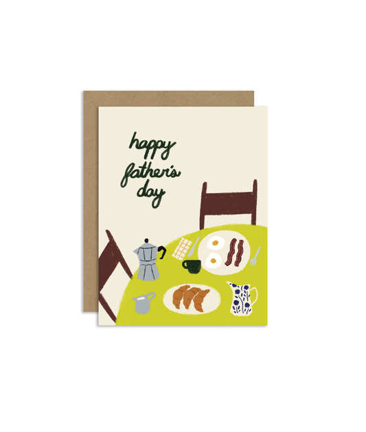 Father's Day Breakfast Card