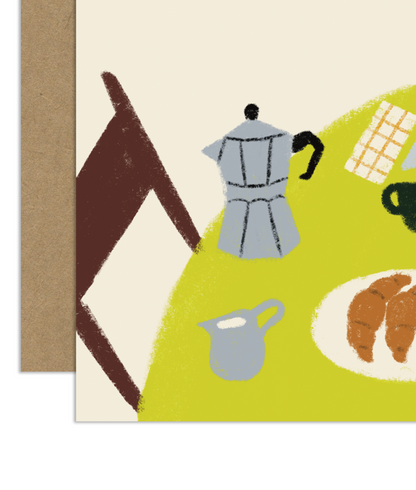 Father's Day Breakfast Card
