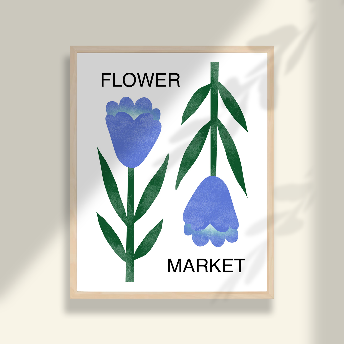 Flower Market Art Print