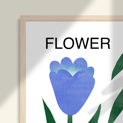 Flower Market Art Print