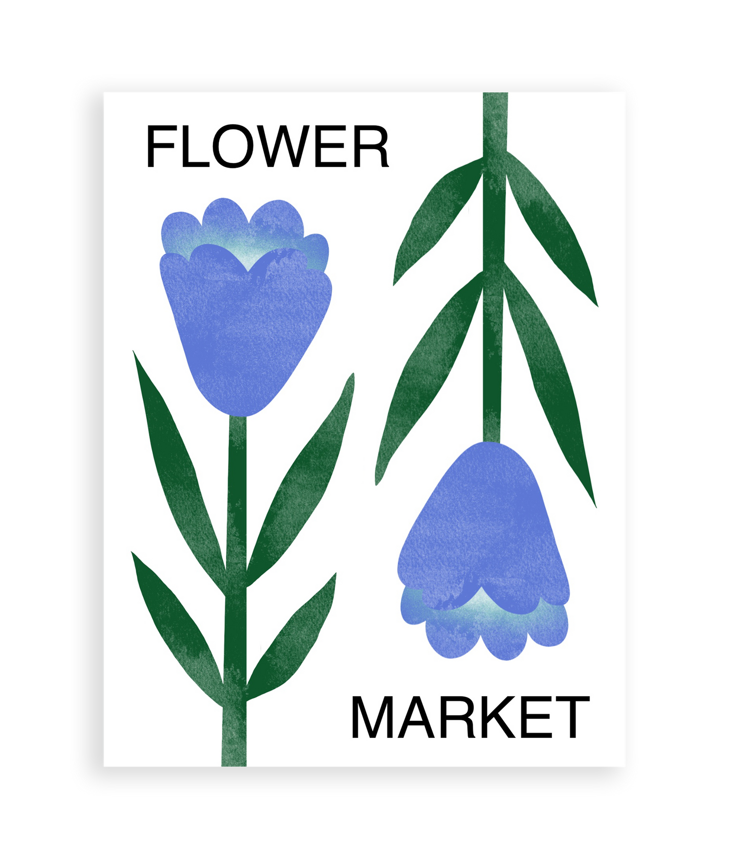 Flower Market Art Print