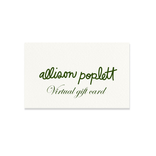 Virtual Gift Card