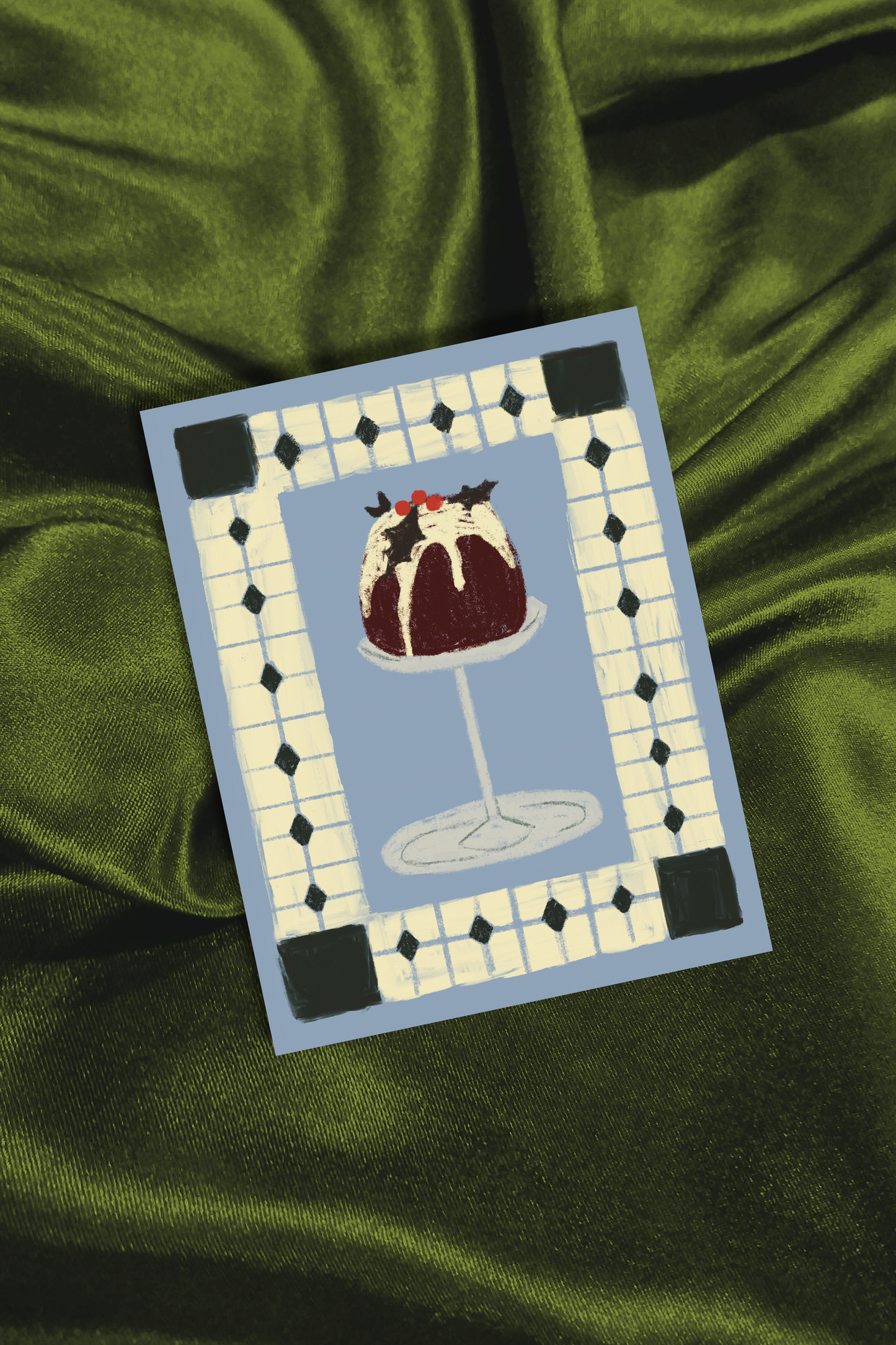 Holiday Cake Greeting Card