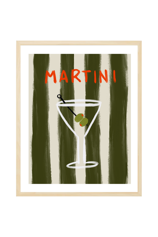 Martini Art Print