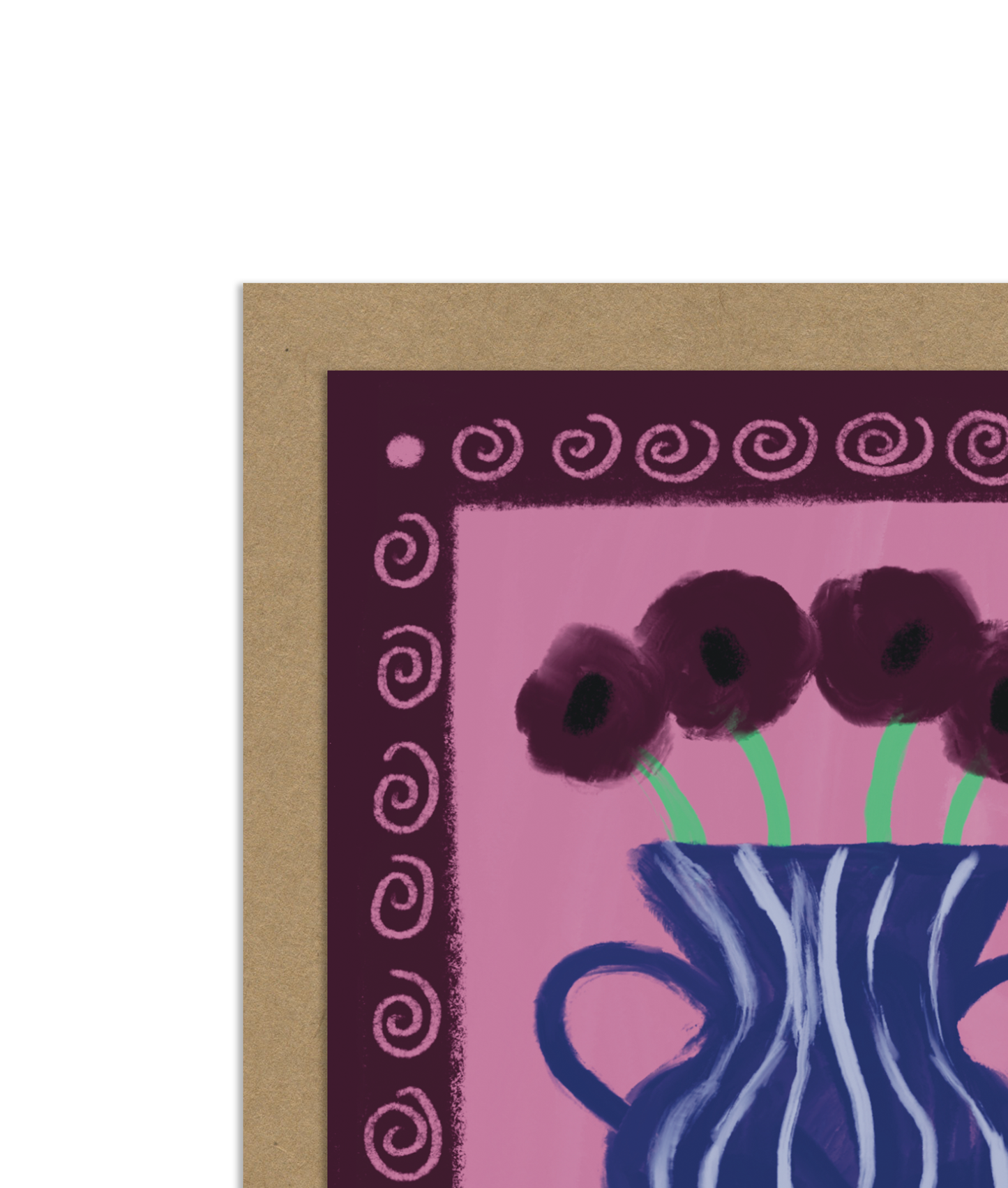 Happy Mother's Day Flowers Greeting Card