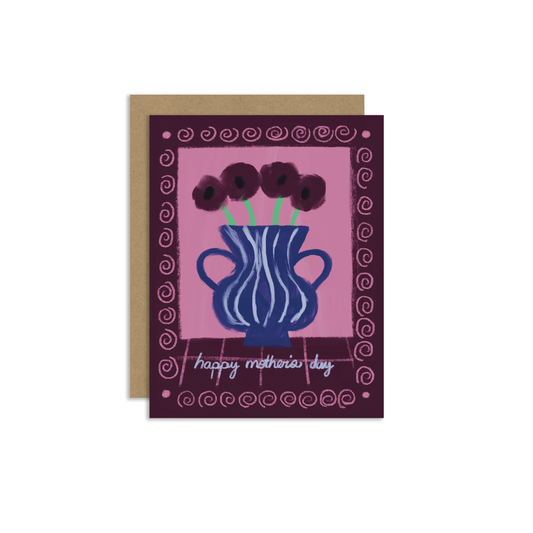 Happy Mother's Day Flowers Greeting Card