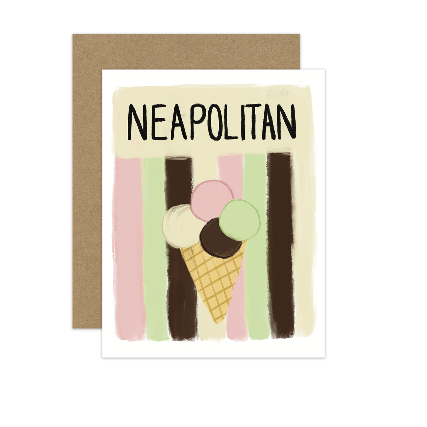 Neapolitan Art Greeting Card