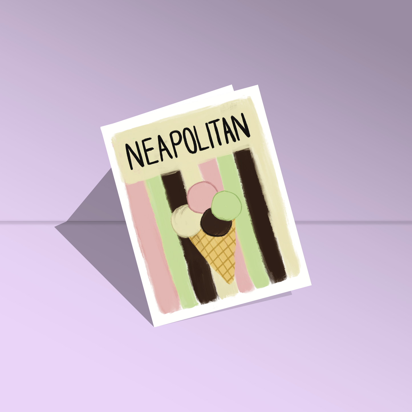 Neapolitan Art Greeting Card