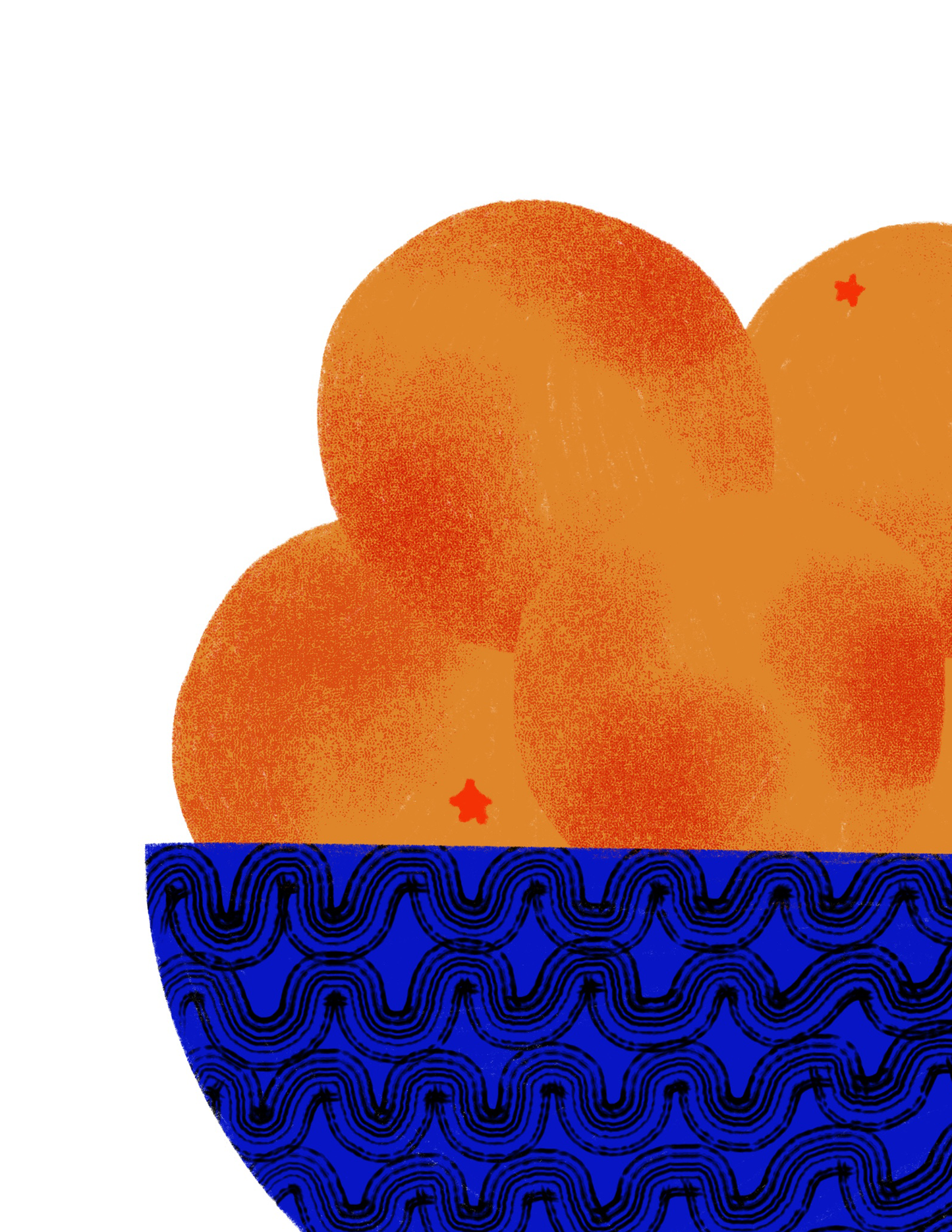 Orange Bowl Art Print