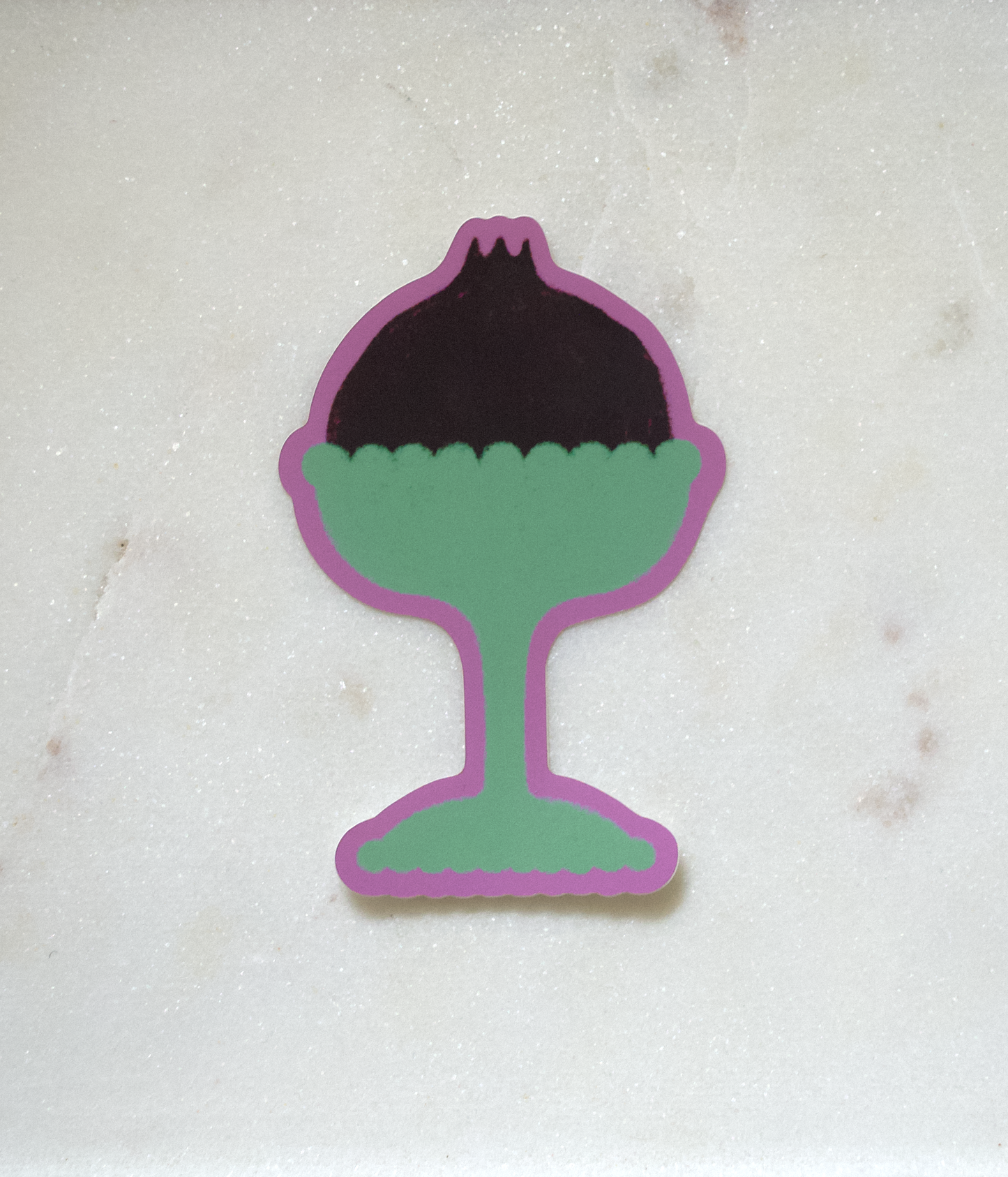 Pomegranate in Jadeite Sticker